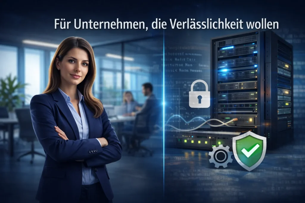 Zuverlässige IT- und Weblösung für Unternehmen mit Fokus auf Stabilität und Sicherheit