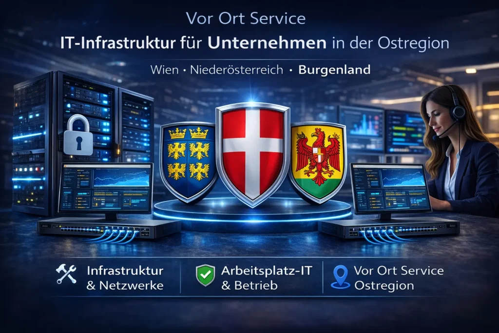 IT-Infrastruktur für Unternehmen in Wien, Niederösterreich und Burgenland
