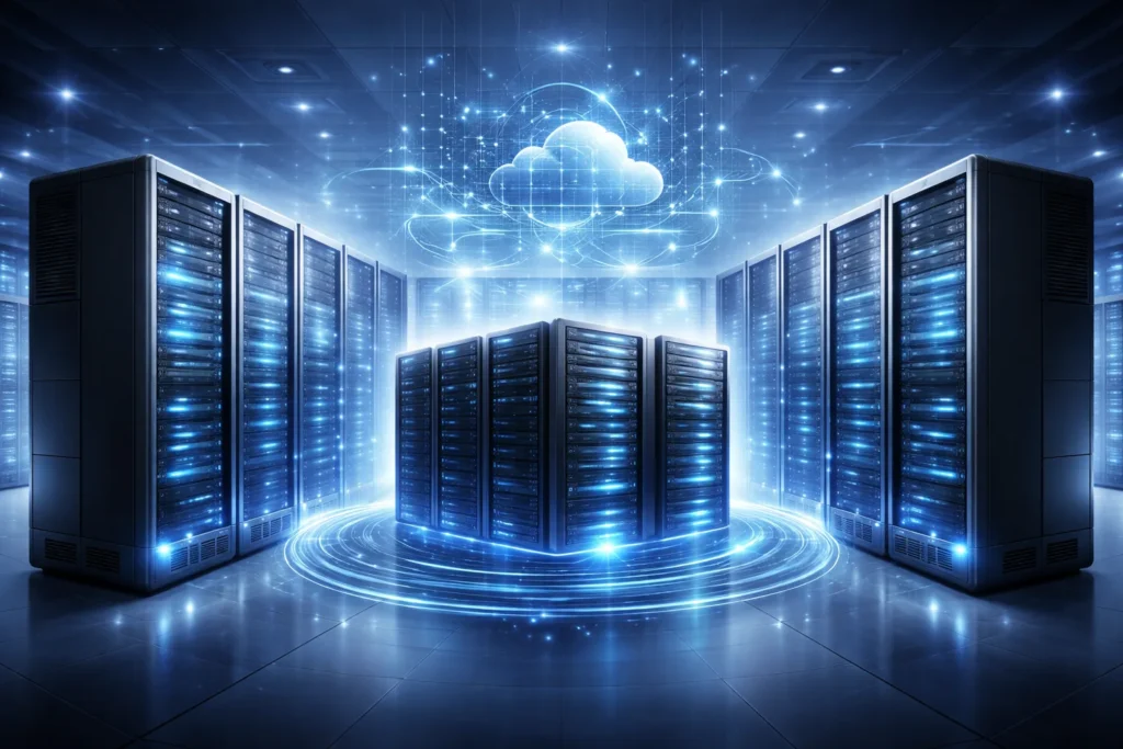 Serverlösungen & Virtualisierung für stabile IT-Infrastrukturen. Wir planen und realisieren leistungsfähige Serverumgebungen – lokal, virtuell oder hybrid – skalierbar, sicher und zukunftsorientiert.