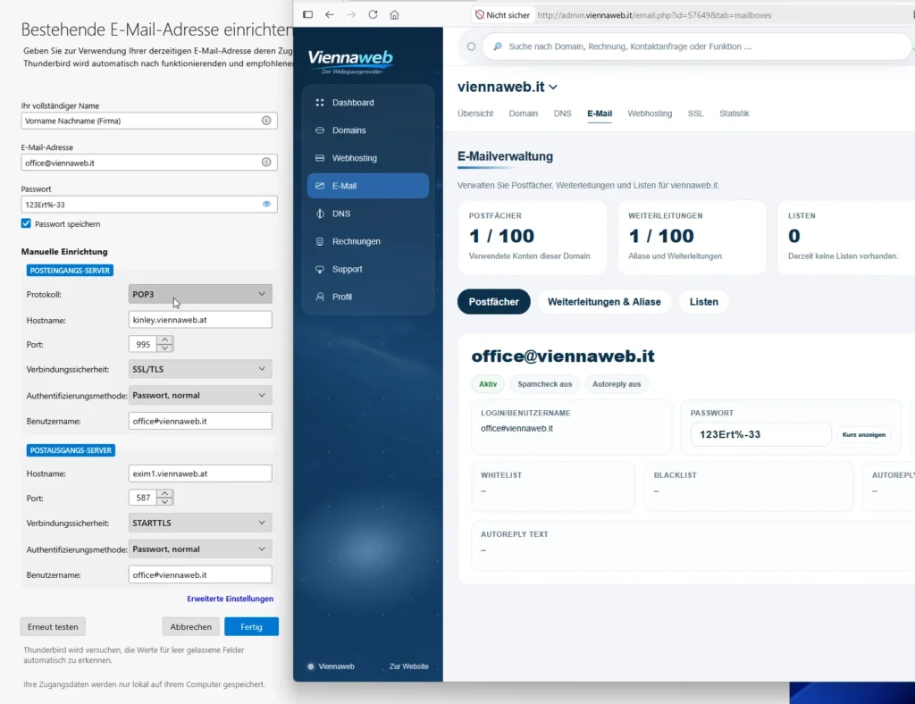 Email Tutorial POP im Thunderbird einrichten Bild5