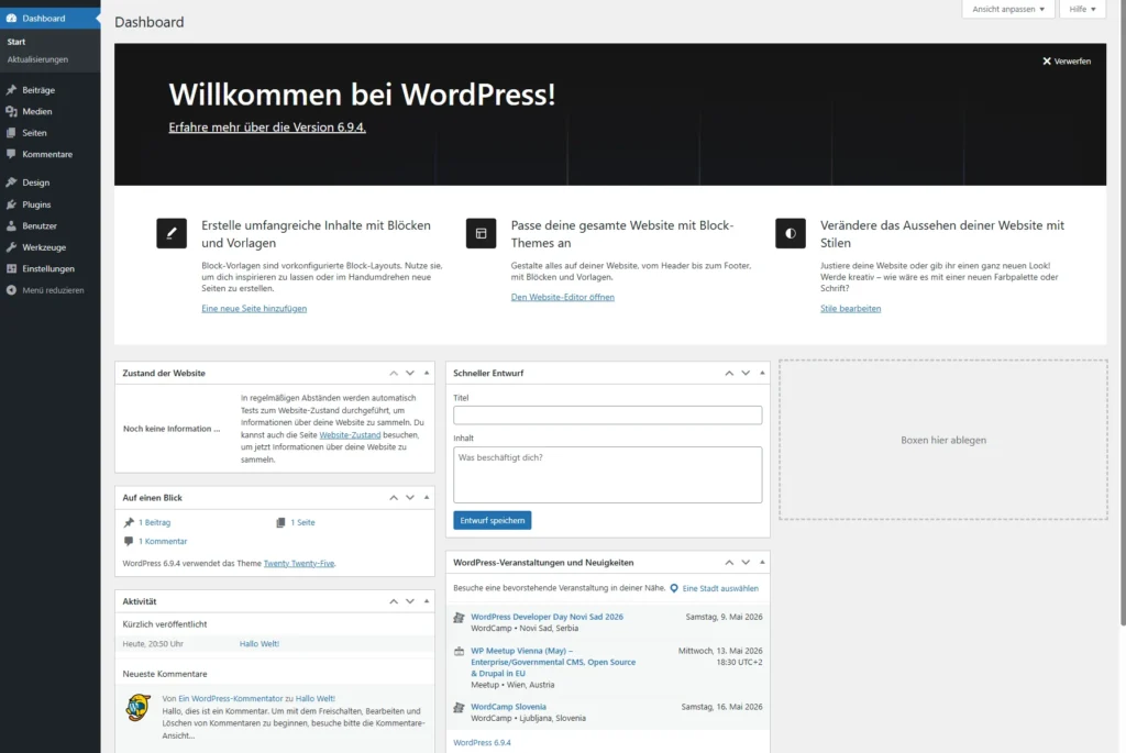 Wordpress Tutorial Bild2
