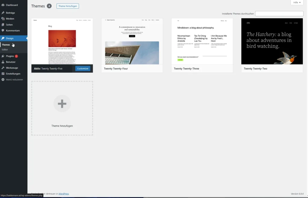 Wordpress Tutorial Bild4