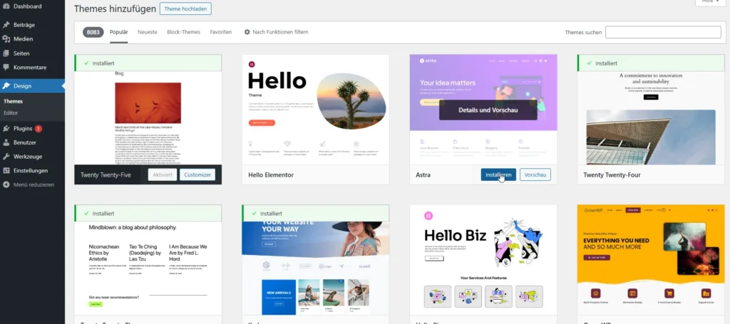 Wordpress Tutorial Bild6