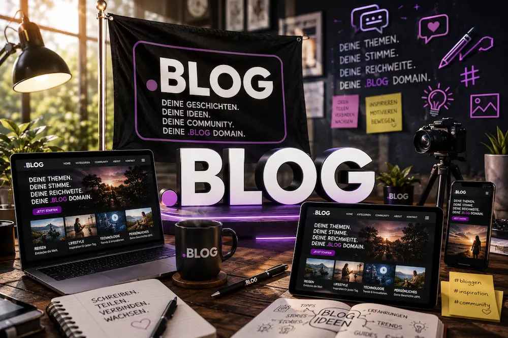 .blog Domain registrieren