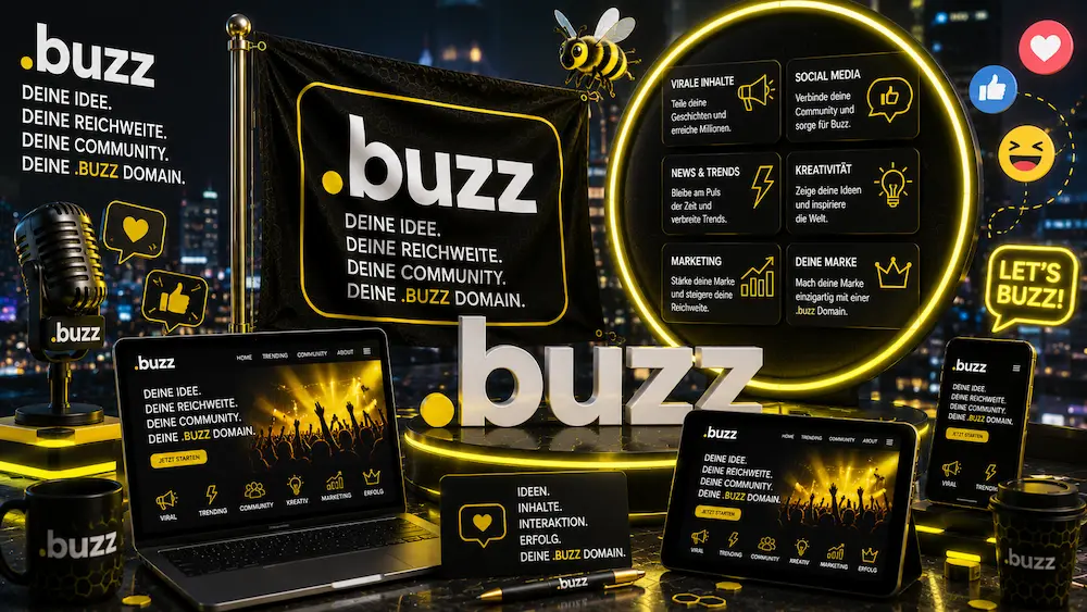 .buzz Domain registrieren