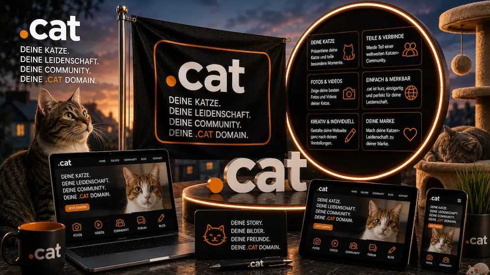 .cat Domain registrieren