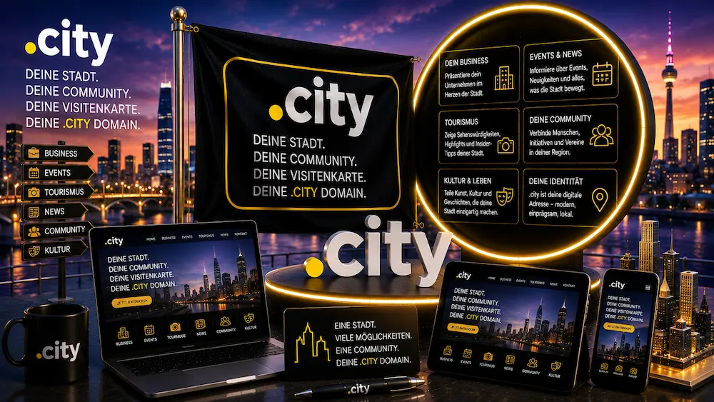 .city Domain registrieren