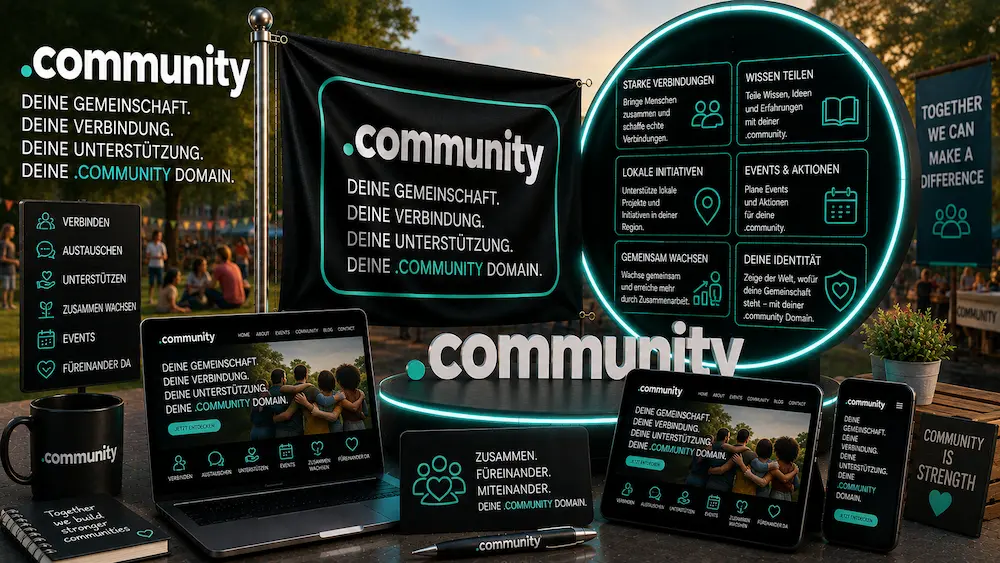 .community Domain registrieren